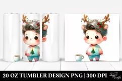 Butterfly with Reindeer Horns, High-Res PNG Product Image 1