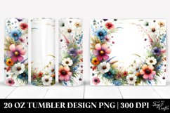 Watercolor Abstract Horizontal Frame | 20 Oz Tumbler Product Image 1