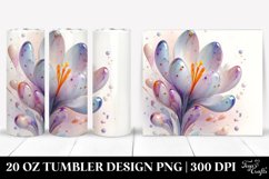 Glossy Crocus Material | 20 oz Tumbler Product Image 1