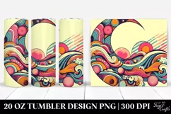 Vibrant Retro Half Moon Whimsical | 20 oz Tumbler Product Image 1