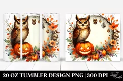 Retro Halloween Owl | 20 oz Tumbler Product Image 1