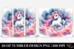 Dreamy Nebula Unicorn, Style | 20 Oz Tumbler Product Image 1