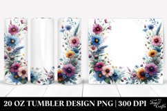 Wild Flowers Vibrant Horizontal Frame 20 Oz Tumbler Product Image 1