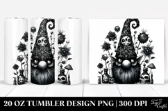 Simple Gothic Quirky Gnome | 20 oz Tumbler Product Image 1