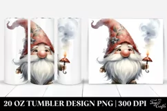 Whimsical Gothic Quirky Gnome | 20 oz Tumbler Product Image 1