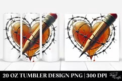 Love 20 Oz Tumbler Png Product Image 1