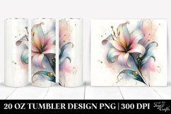 Glossy Lily Watercolor Product Image 1