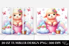 Smiling Lamb Bubbly Bucket | 20 Oz Tumbler Product Image 1