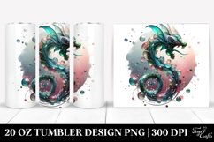 Abstract Snapdragon Tumbler Product Image 1