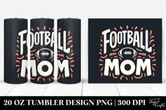 Football Mom Tumbler Product Image 1