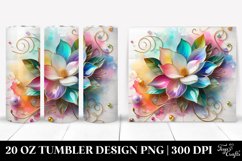 Colorful Gardenia Made of | 20 Oz Tumbler Product Image 1