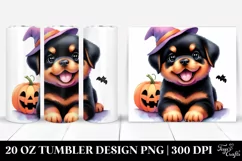 Expressive Rottweiler in Halloween, Transparent PNG Product Image 1