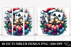 Christmas PNG 20 Oz Tumbler Design Product Image 1