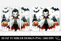 Funny Halloween Vampire Clipart 20 Oz Tumbler Product Image 1