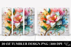 Colorful Gardenia Made of | 20 Oz Tumbler Product Image 1