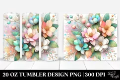Wooden Jasmine Metallic Tumbler Product Image 1