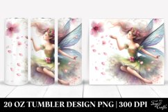 Fairy Tumbling with Spring Petals | 20 Oz Tumbler Product Image 1