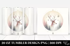 Christmas Reindeer | 20 oz Tumbler Product Image 1