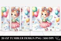 Cute Fairy Balloons | 20 Oz Tumbler Product Image 1