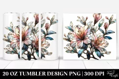 Wooden Stained Azalea Tumbler Product Image 1