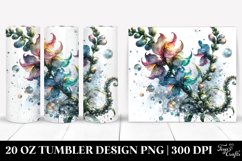 Shiny Snapdragon Watercolor | 20 Oz Tumbler Product Image 1
