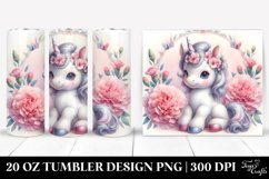 Baby Unicorn Carnation | 20 oz Tumbler Product Image 1