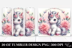 Baby Unicorn Carnation | 20 oz Tumbler Product Image 1