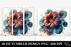 Nasturtium Metallic Splash Tumbler Product Image 1