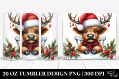 Christmas PNG 20 Oz Tumbler Design Product Image 1