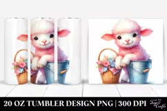 20 Oz Tumbler Sublimation | Vibrant Cute Pink-ish Smiling Product Image 1