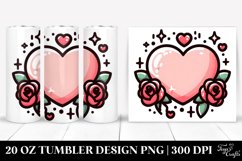 Love 20 Oz Tumbler Png Product Image 1
