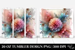 Elegant Marigold Clipart 20 Oz Tumbler Product Image 1