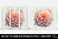 Elegant Marigold Clipart 20 Oz Tumbler Product Image 1