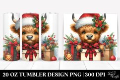Christmas PNG 20 Oz Tumbler Design Product Image 1