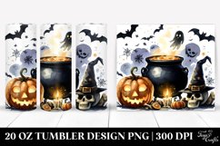 Funny Halloween Clipart with Cauldron PNG Product Image 1