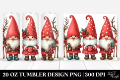 Detailed Gnome 20 Oz Tumbler for Holidays Product Image 1