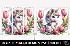 Baby Unicorn Tulip | 20 oz Tumbler Product Image 1