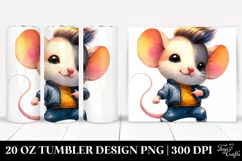 Cute Baby Mouse Dancing | 20 oz Tumbler Product Image 1