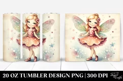 Retro Funny Fairy,20 oz Tumbler Product Image 1