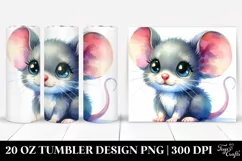 Cute Baby Mouse Drawing | 20 oz Tumbler Product Image 1