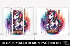 Colorful Baby Unicorn Harlem Ballroom 20 oz Tumbler Design Product Image 1