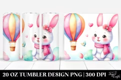 Colorful Pinkish Baby Rabbit 20 Oz Tumbler Product Image 1