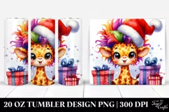 Enthusiastic Baby Giraffe with Crazy Haircut Product Image 1