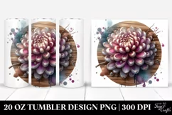 Colorful Chrysanthemum | 20 Oz Tumbler Product Image 1