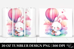 20 Oz Tumbler Sublimation | Vibrant Cute Pink-ish Smiling Product Image 1