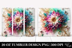 Chrysanthemum Tumbler | 20 oz Tumbler Product Image 1
