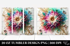 Chrysanthemum Tumbler | 20 oz Tumbler Product Image 1