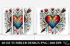 Valentines 20 Oz Tumbler Png Product Image 1
