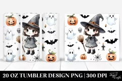 Funny Witch Haloween Clipart 20 Oz Tumbler Product Image 1