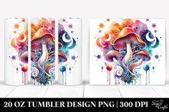 Vibrant Celestial Mushroom 20 Oz Tumbler Product Image 1
